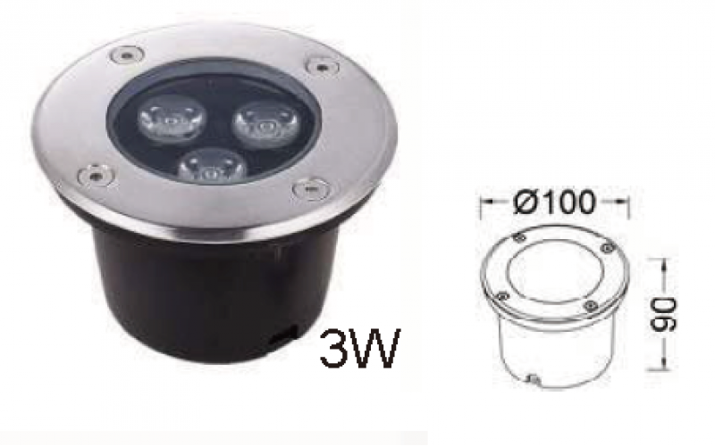 Lumière LED enterrée LT-UG-501
