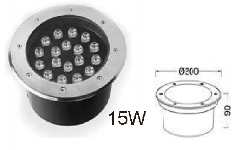 Lumière LED enterrée LT-UG-501