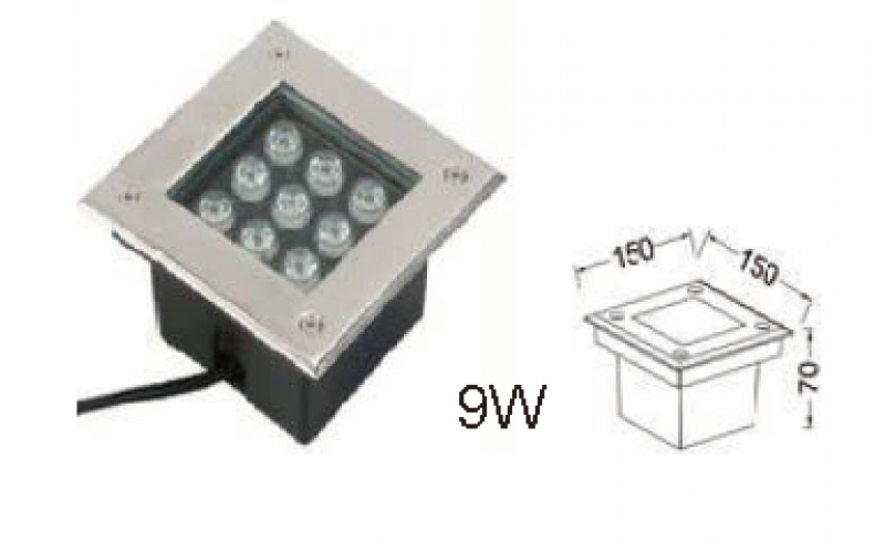 Lumière LED enterrée LT-UG-802